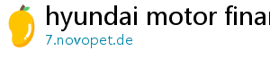 hyundai motor finance